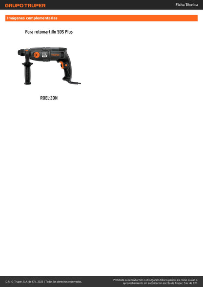 Mango de repuesto para ROEL-20N, Truper