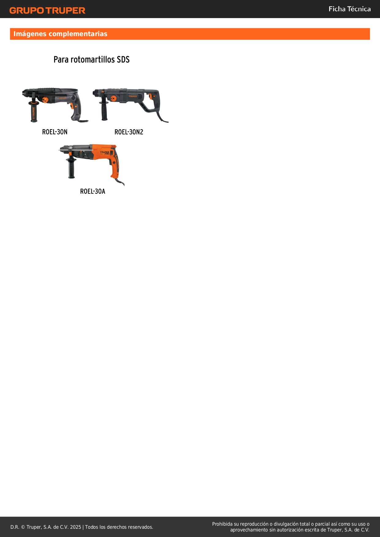 Mango de repuesto para ROEL-30N, Truper