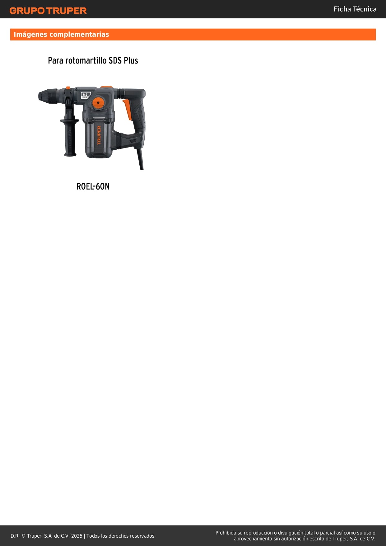 Mango de repuesto para ROEL-60N, Truper