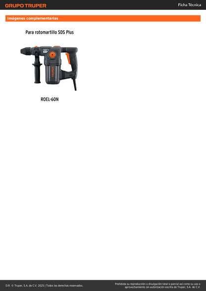 Mango de repuesto para ROEL-60N, Truper