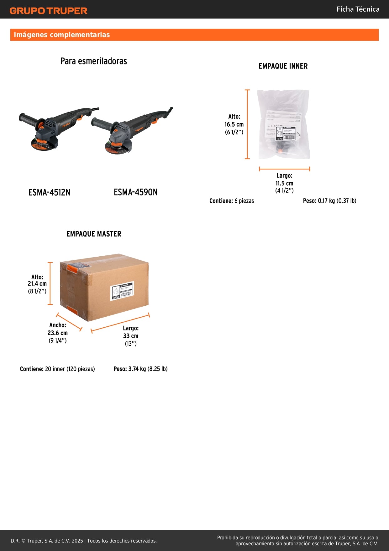 Interruptor de repuesto para ESMA-4512N-90N, Truper