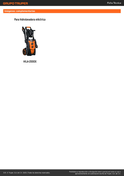 Pistola para HILA-2000X, Truper Expert