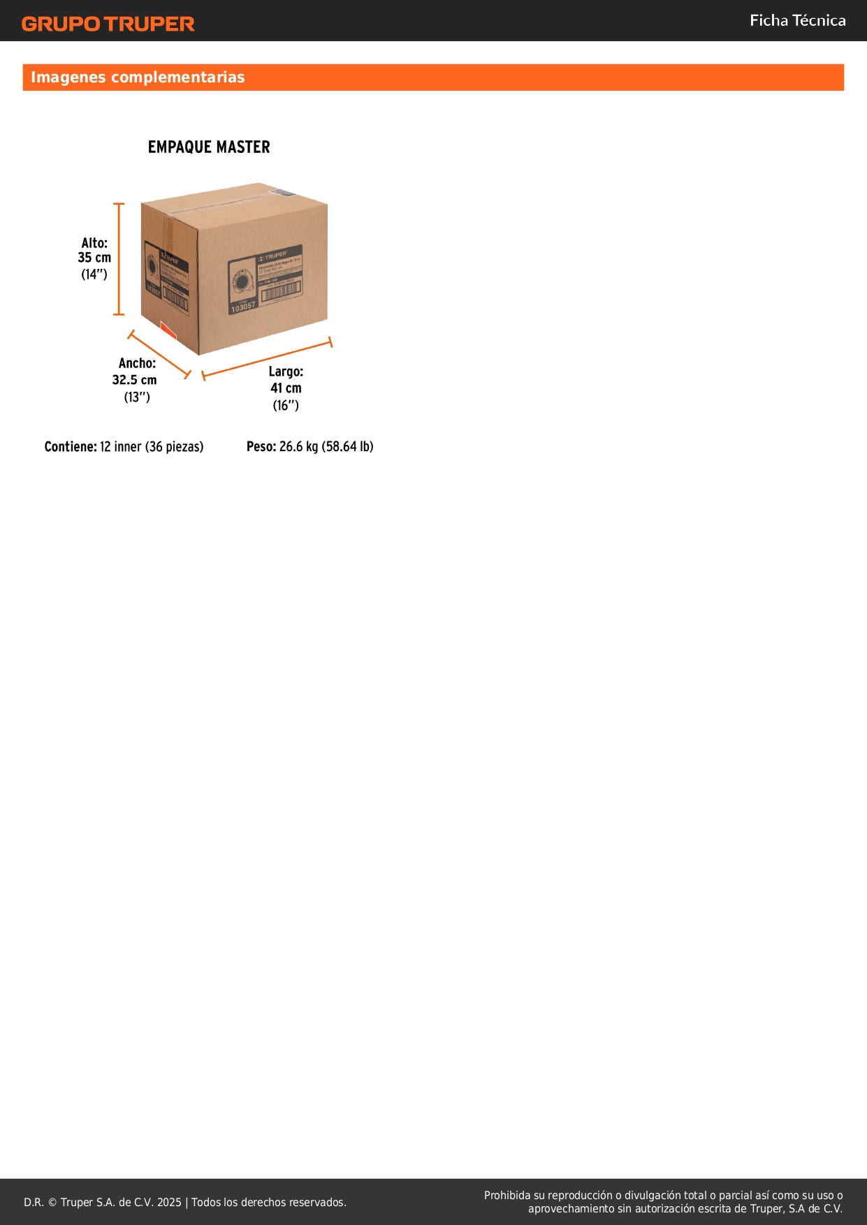 Flexómetro Truper FCN-10M Resistente a Impactos 10m - Cinta Negra 32mm con Triple Imán para Medición Profesional