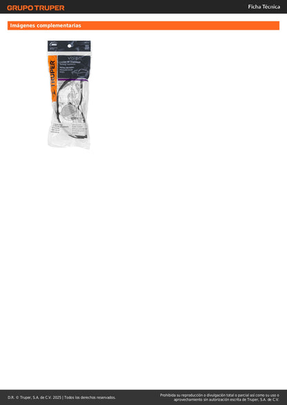 Lentes de Seguridad Interior-Exterior Truper Vision LEDE-I/E - Protección UV Antirayadura Policarbonato - Industria Construcción Taller