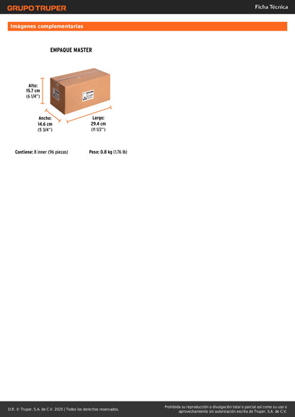 Bolsa con 2 carbones de repuesto para ESMA-4-1/2A9, TRUPER