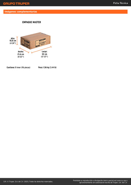 Bolsa con 2 carbones de repuesto para CM-14N, TRUPER