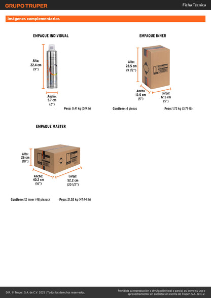 Pintura Aerosol Transparente Mate 400ml PA-TRM - Anticorrosión Secado Rápido Metal Plástico Madera