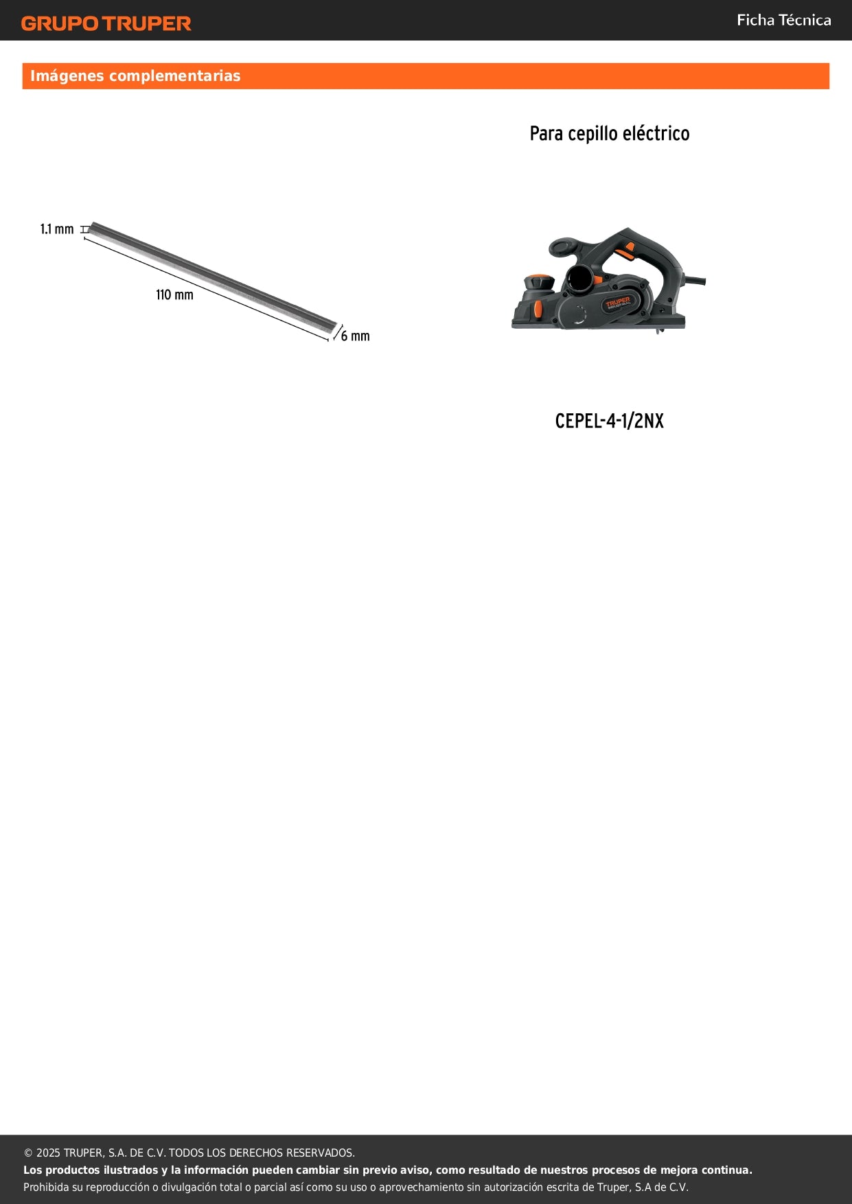 2 piezas cuchillas carburo de tungsteno para CEPEL-4-1/2NX