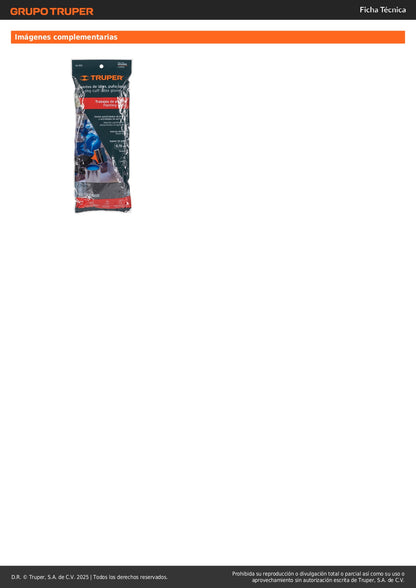 Guantes de Látex TRUPER GU-353 - Protección Química Antiderrapante para Pintura y Agricultura - Talla G