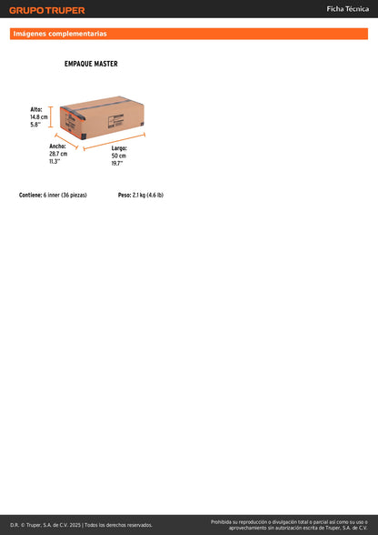 Lentes de Seguridad Truper Classic LEN-2000Z - Protección UV Antirayadura Policarbonato Azul - Industria Construcción Taller