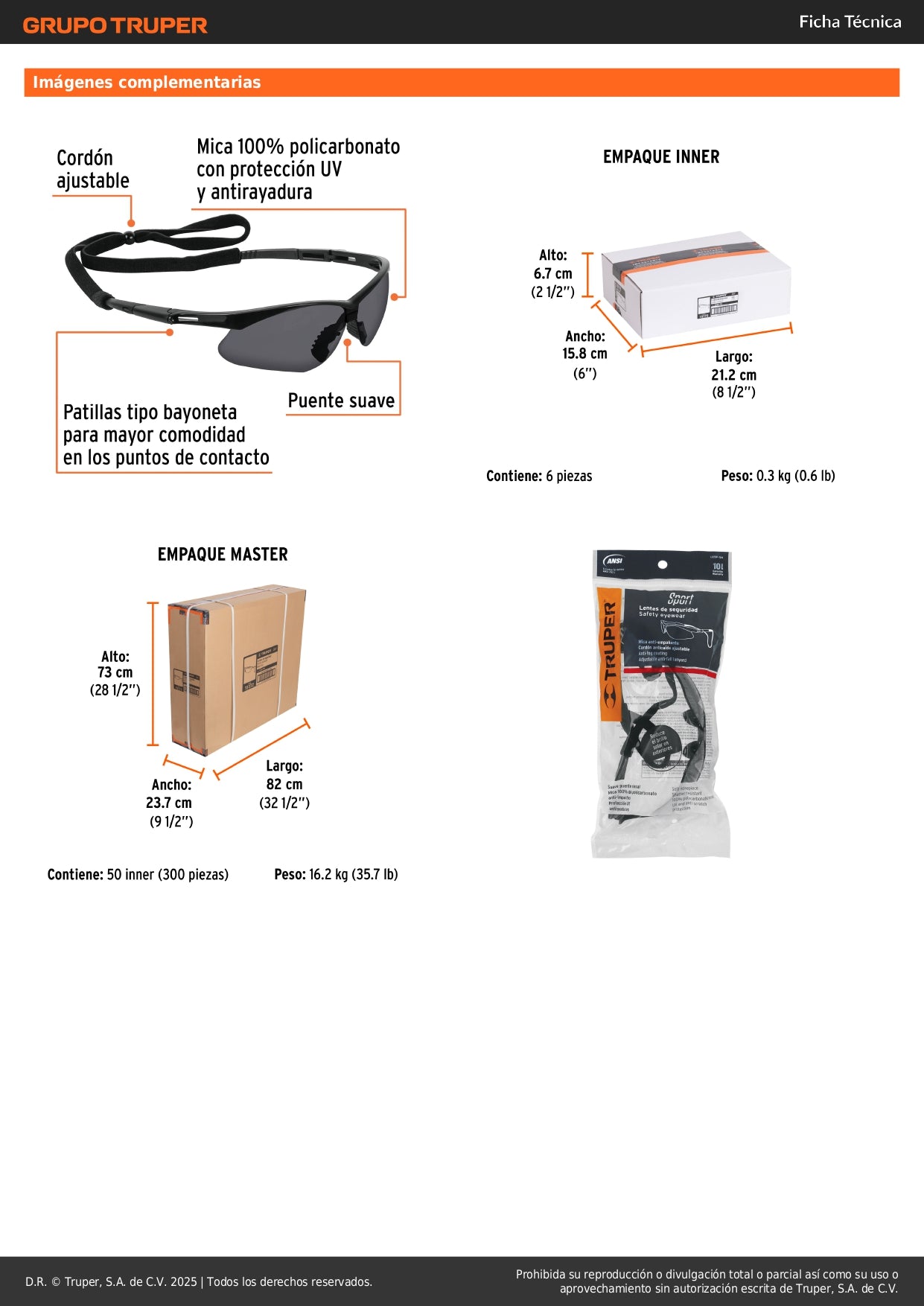 Lentes de Seguridad Antiempaño Grises con Cordón Ajustable - Protección UV Policarbonato para Industria Construcción y Taller - LESP-SN
