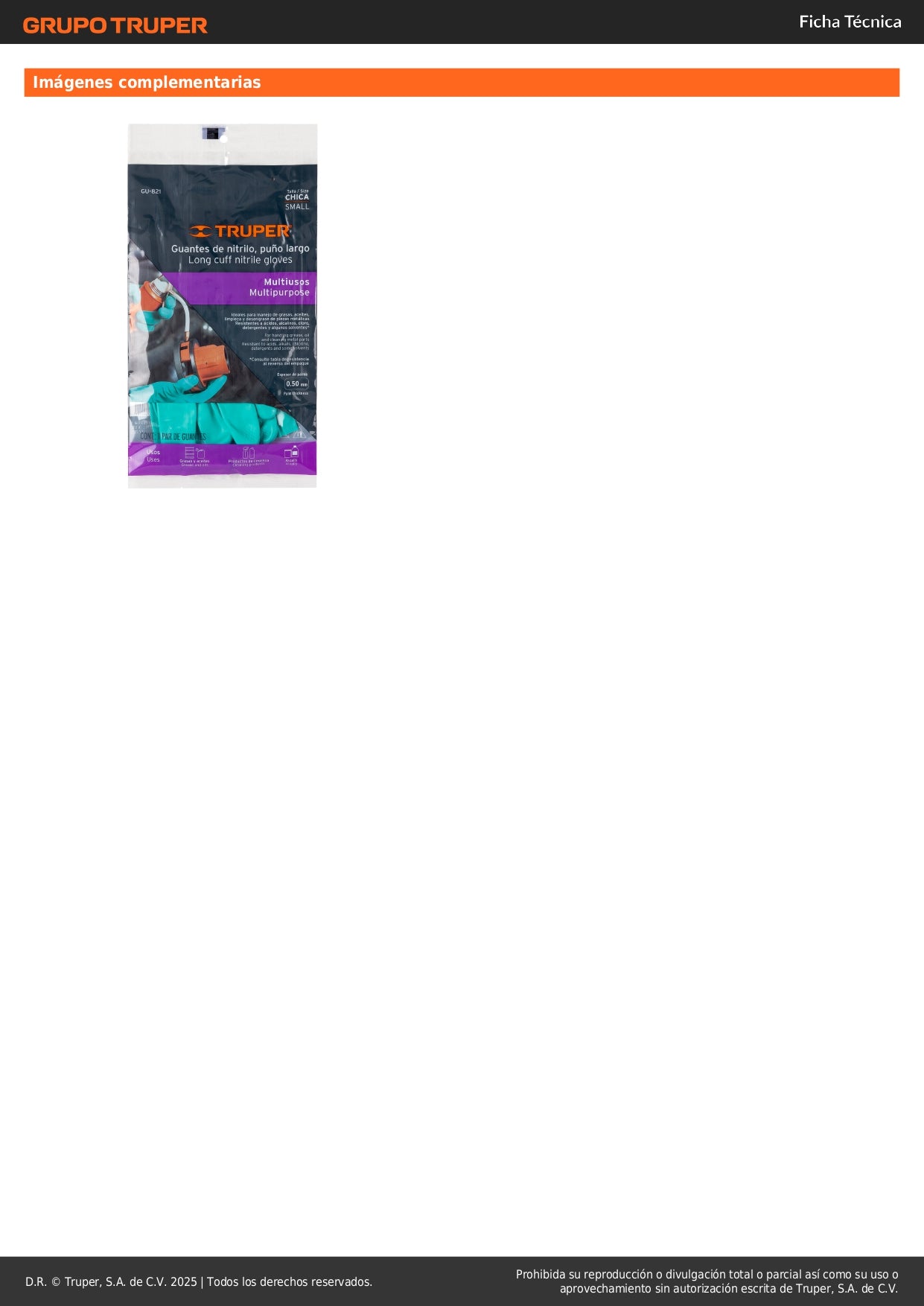 Guantes de Nitrilo Verde TRUPER GU-821 - Resistentes a Químicos y Antiderrapantes para Protección Industrial