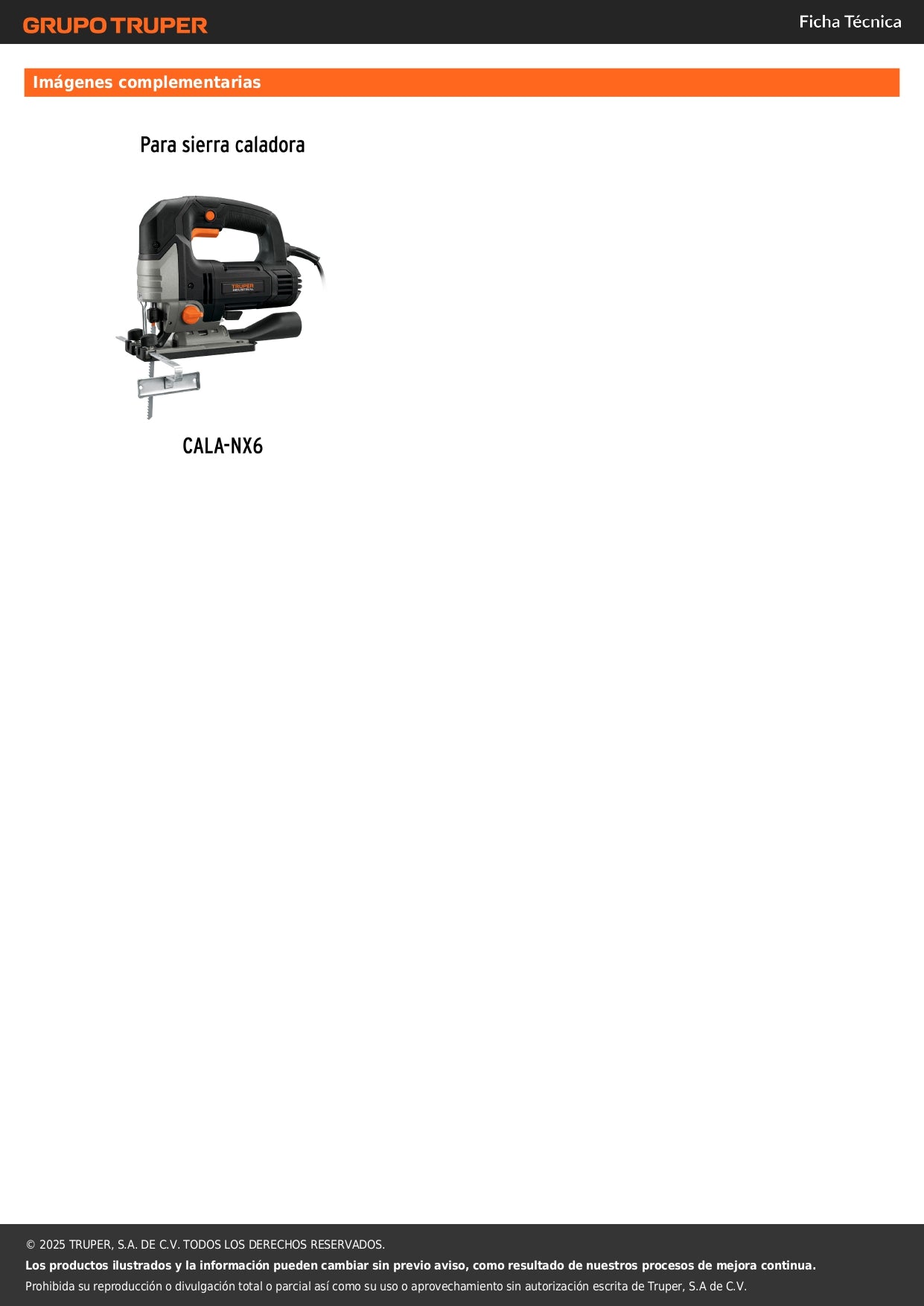 Bolsa con 2 carbones de repuesto para CALA-NX6, TRUPER