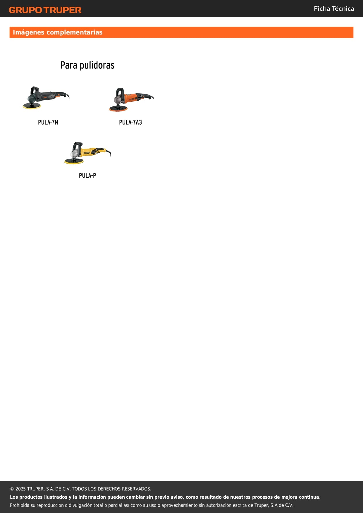 Borla 100% lana de 7", fijación hook and loop, TRUPER