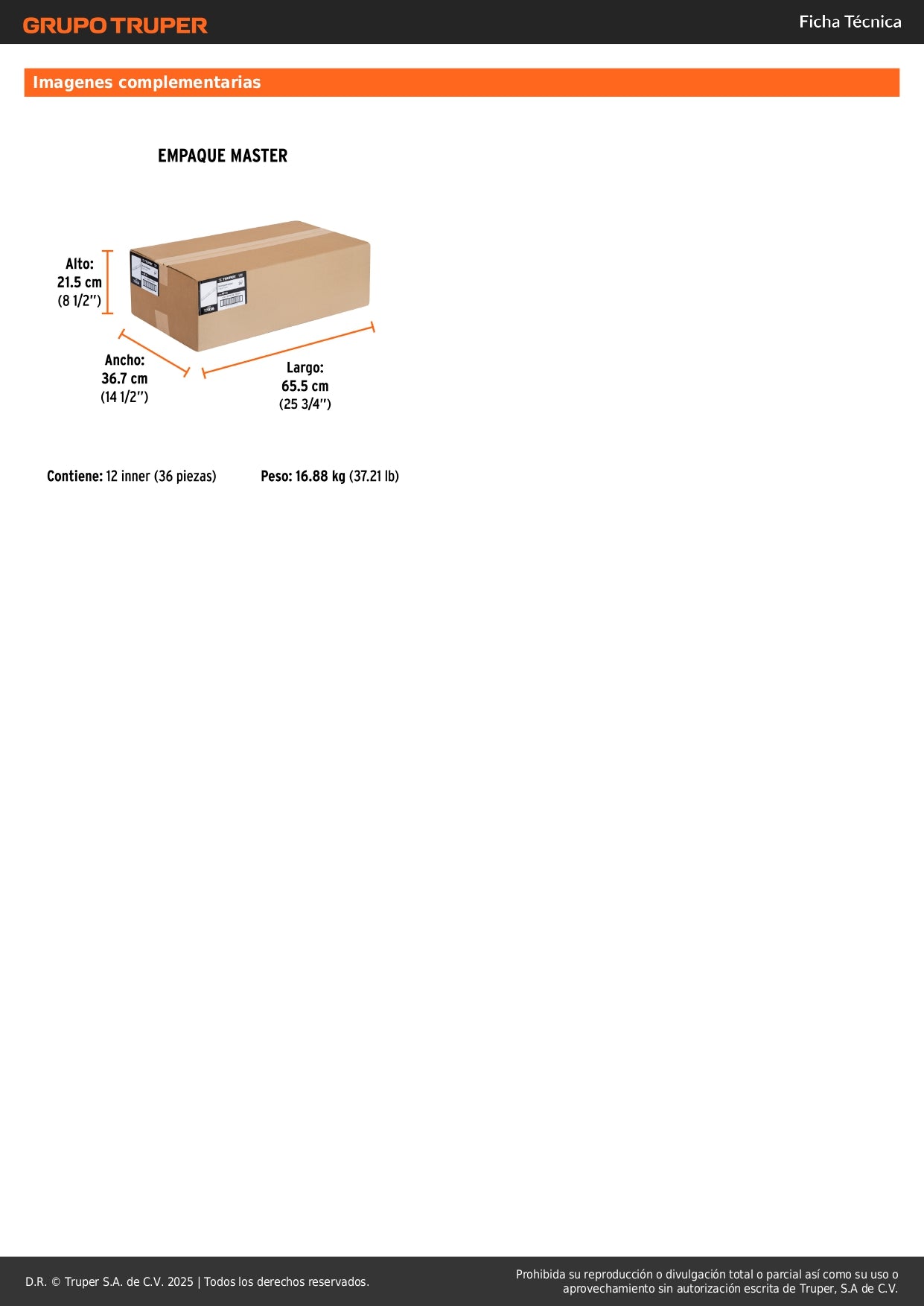 Nivel Profesional Truper 24 Pulgadas con Protección ABS - Herramienta de Precisión para Construcción y Carpintería - Gotas Reemplazables Alta Visibilidad - Modelo NP-24
