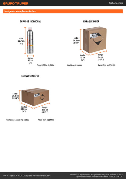 Pintura Aerosol Negro Satín PA-NS 400ml - Anticorrosión Secado Rápido para Metal Madera Plástico - TRUPER Profesional