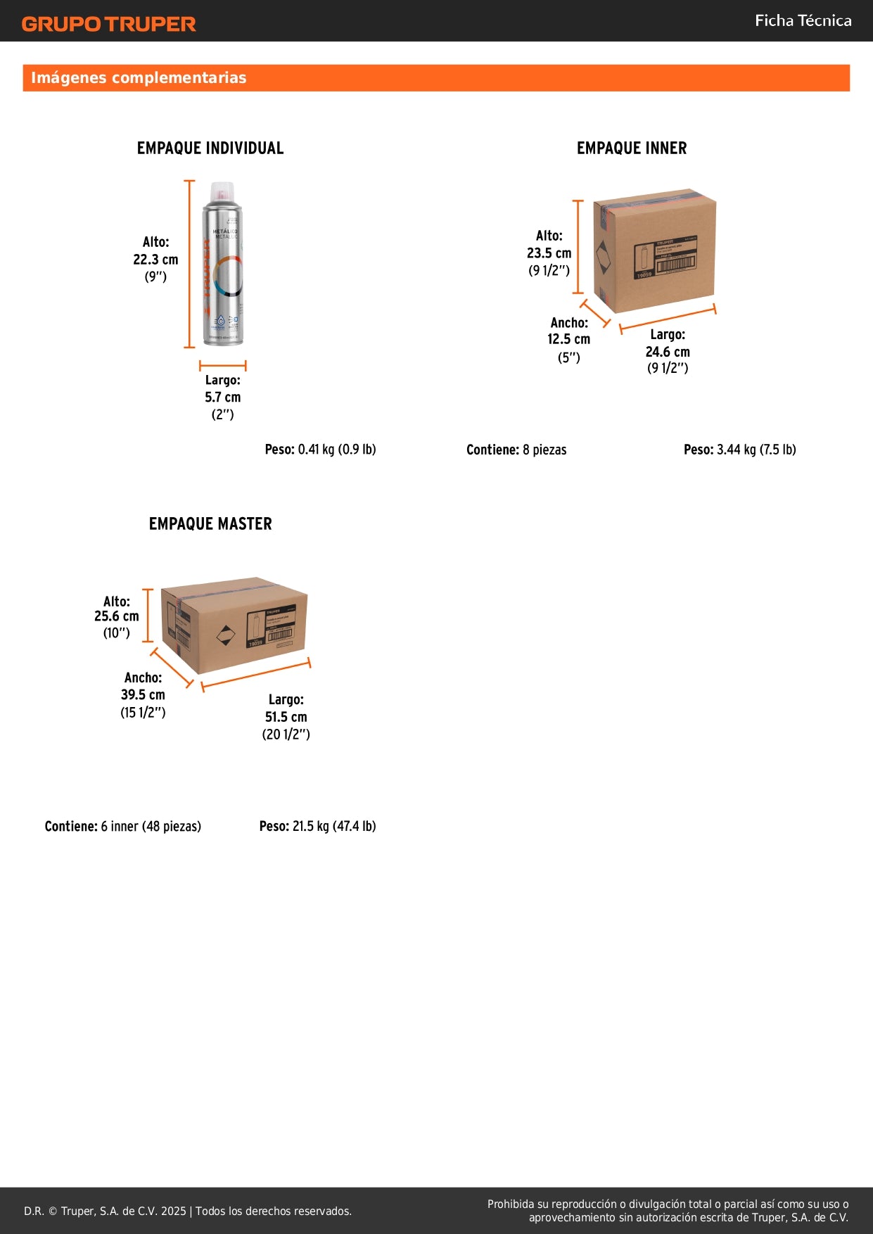 Pintura Aerosol Plata Metálico 400ml PAM-PL - Anticorrosión Secado Rápido para Metal Madera Plástico