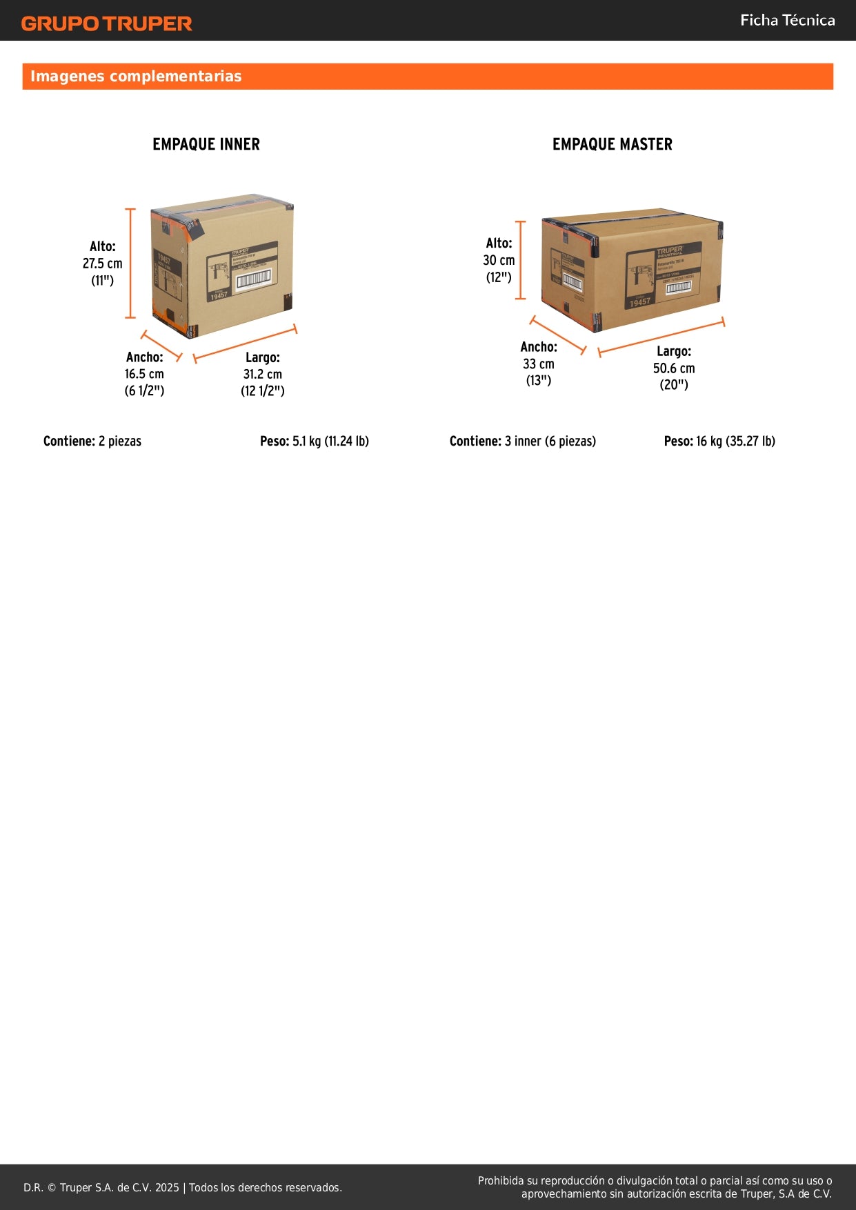 Rotomartillo TRUPER INDUSTRIAL 1/2" 700W - Taladro Percutor Profesional con Velocidad Variable