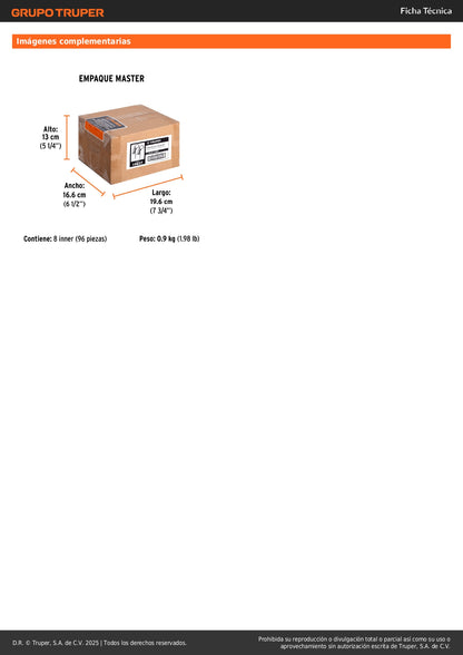 Bolsa con 2 carbones de repuesto para ROTO-1/2NX2, TRUPER