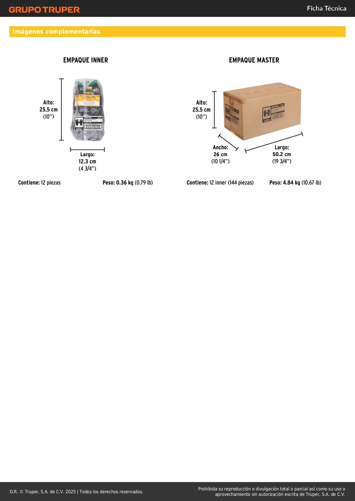 Guantes de Nylon con Recubrimiento Poliuretano PRETUL GU-112P - Protección y Destreza para Trabajo de Precisión Talla M