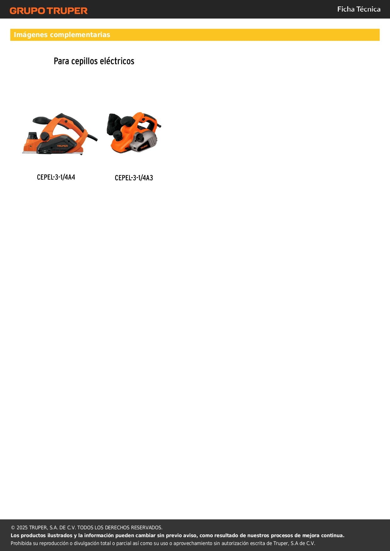 2 piezas cuchillas para cepillos eléctricos 3-1/4", PRETUL