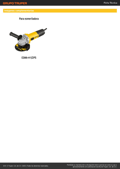 Bolsa con 2 carbones de repuesto para ESMA-4-1/2P5, PRETUL