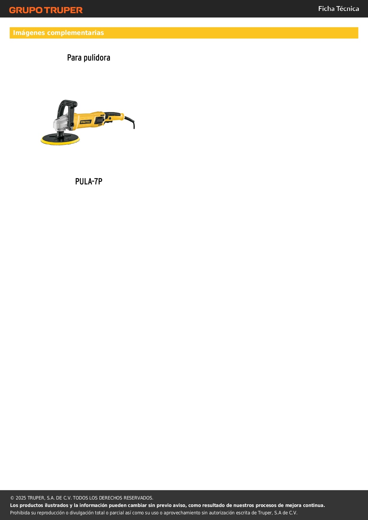 Mango de repuesto para PULA-7P, Pretul