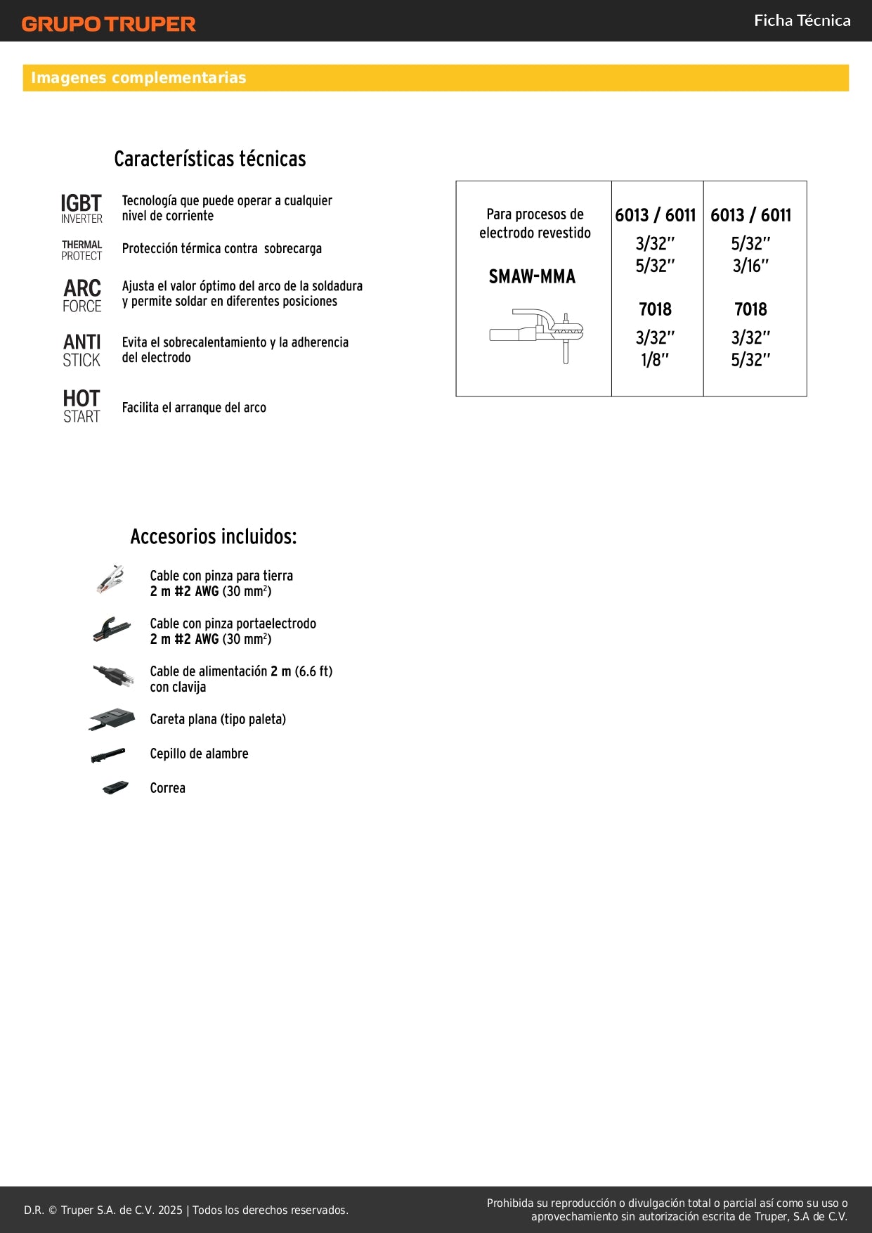Soldadora Inversora PRETUL 200A Bi-Voltaje SOIN-520BP - Solución Profesional para Soldadura SMAW TIG - Compacta Portátil Eficiente