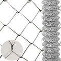 Malla Ciclónica Galvanizada Cal.13 - Rollo 2x20m para Cercado Industrial, Residencial y Delimitación de Perímetros