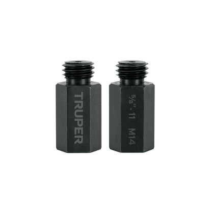 Juego 2 adaptadores para borlas doble cara, M14, TRUPER