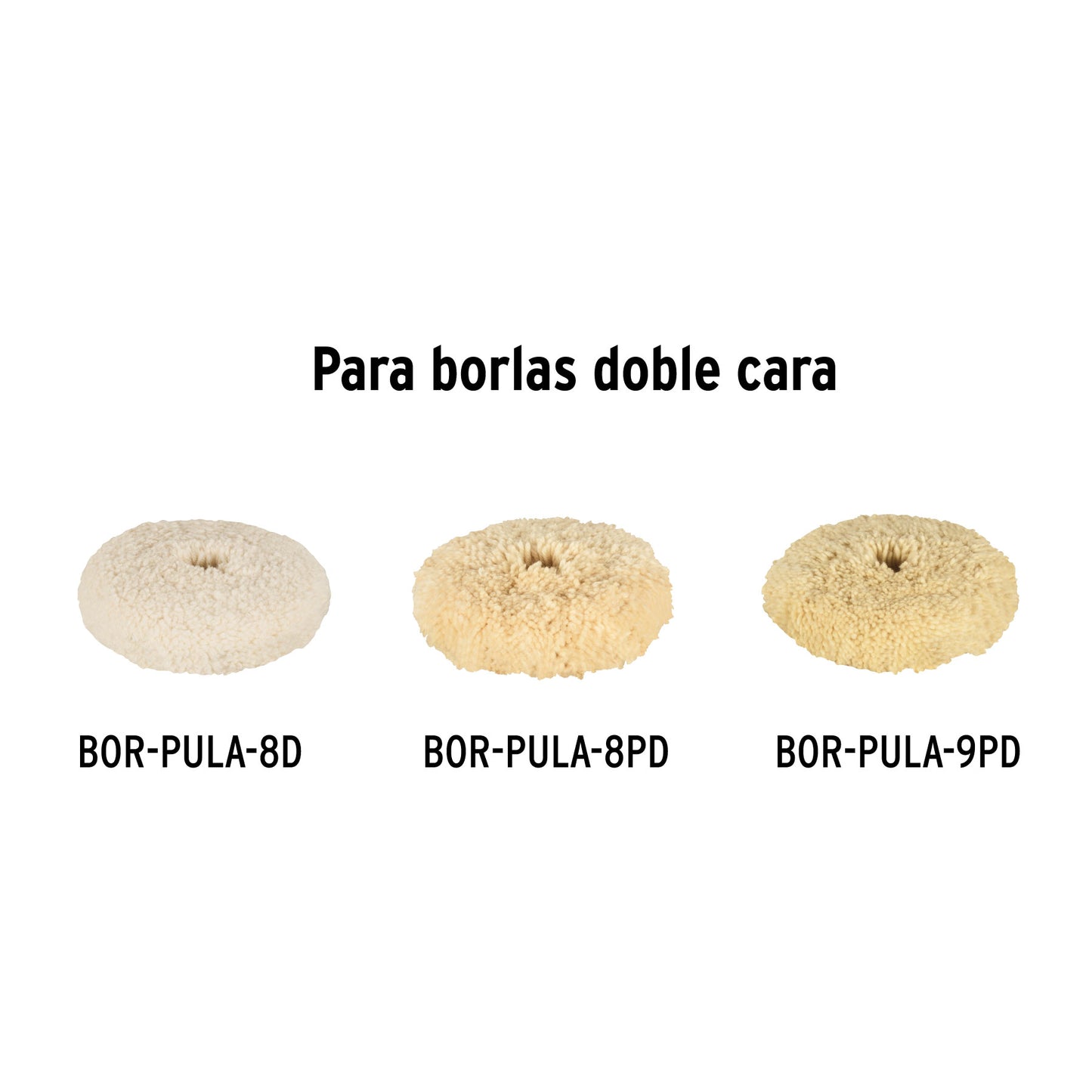 Juego 2 adaptadores para borlas doble cara, M14, TRUPER