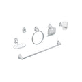 Juego Completo 6 Accesorios Baño Cromo Inoxidable AQUA AQA-4003 - Organización Total Baño Moderno