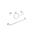 Juego 4 Accesorios Baño Acero Inoxidable FOSET AQUA AQA-4004 - Solución Completa Organización Baño