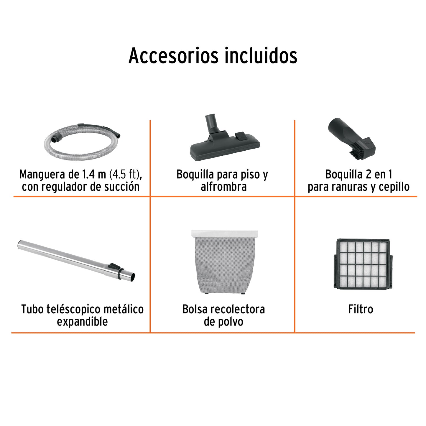 Aspiradora Canister TRUPER ASD-120 1200W - Solución Profesional para Limpieza Profunda con Motor Potente 1.6HP y Filtro Extraíble