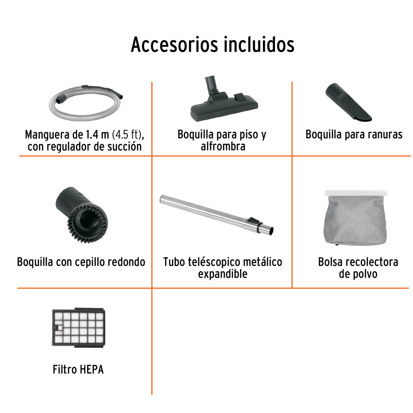 Aspiradora Canister TRUPER ASD-150 1200W - Filtro HEPA Antimicrobios - Solución Profesional para Limpieza Profunda