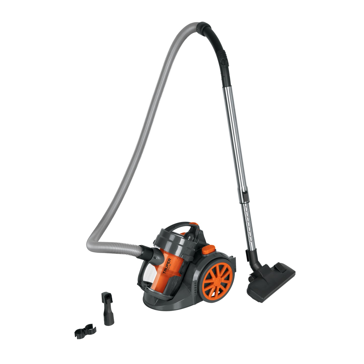 Aspiradora Canister TRUPER ASD-180 1200W Tecnología Ciclónica Filtro HEPA - Elimina Polvo y Microorganismos Nocivos para Hogar y Oficina