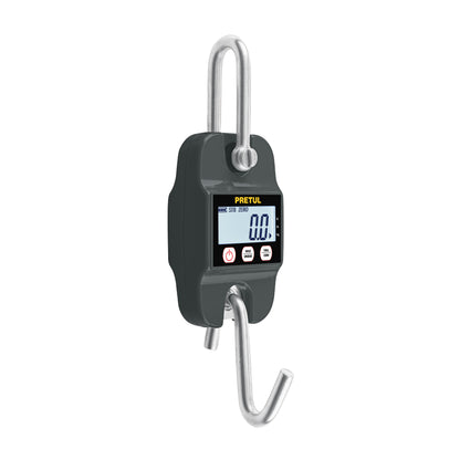 Báscula Electrónica Colgante PRETUL 300kg - Solución Profesional para Pesaje Industrial, Rastro y Carnicerías - Display LCD, Función TARA y HOLD - BASE-300CP