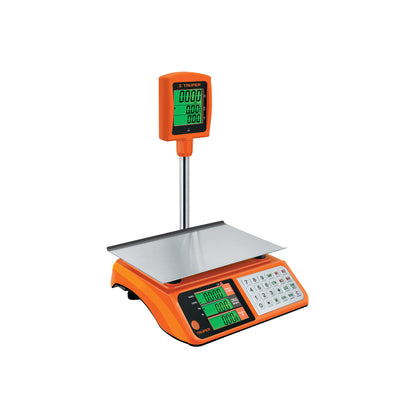 Báscula Electrónica Comercial Truper 40kg con Torreta Doble Display - Solución Profesional para Pesaje Preciso BASE-40T