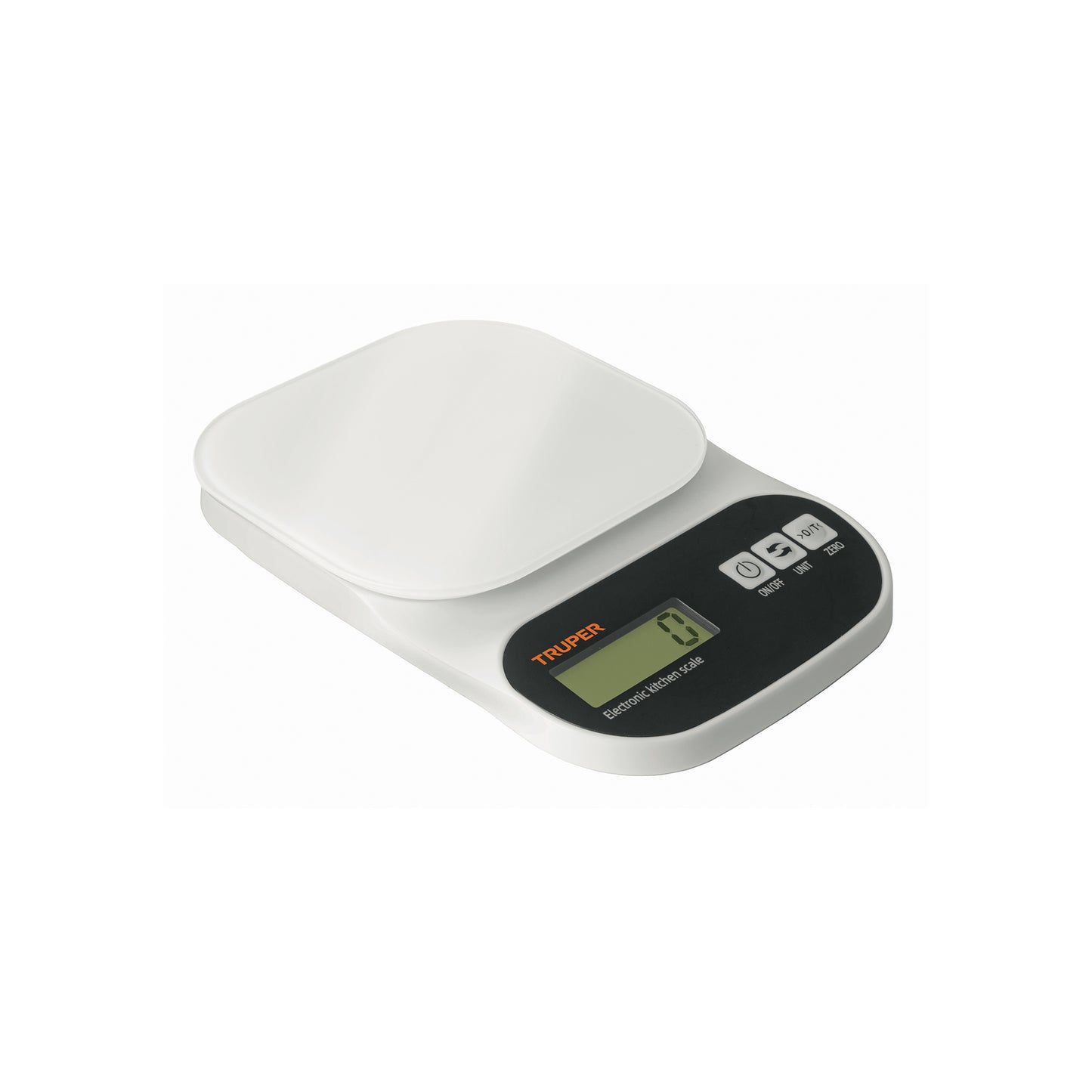 Báscula Digital Cocina Truper 5kg Vidrio Templado - Pesaje Preciso Alimentos con Función TARA y Pantalla LCD