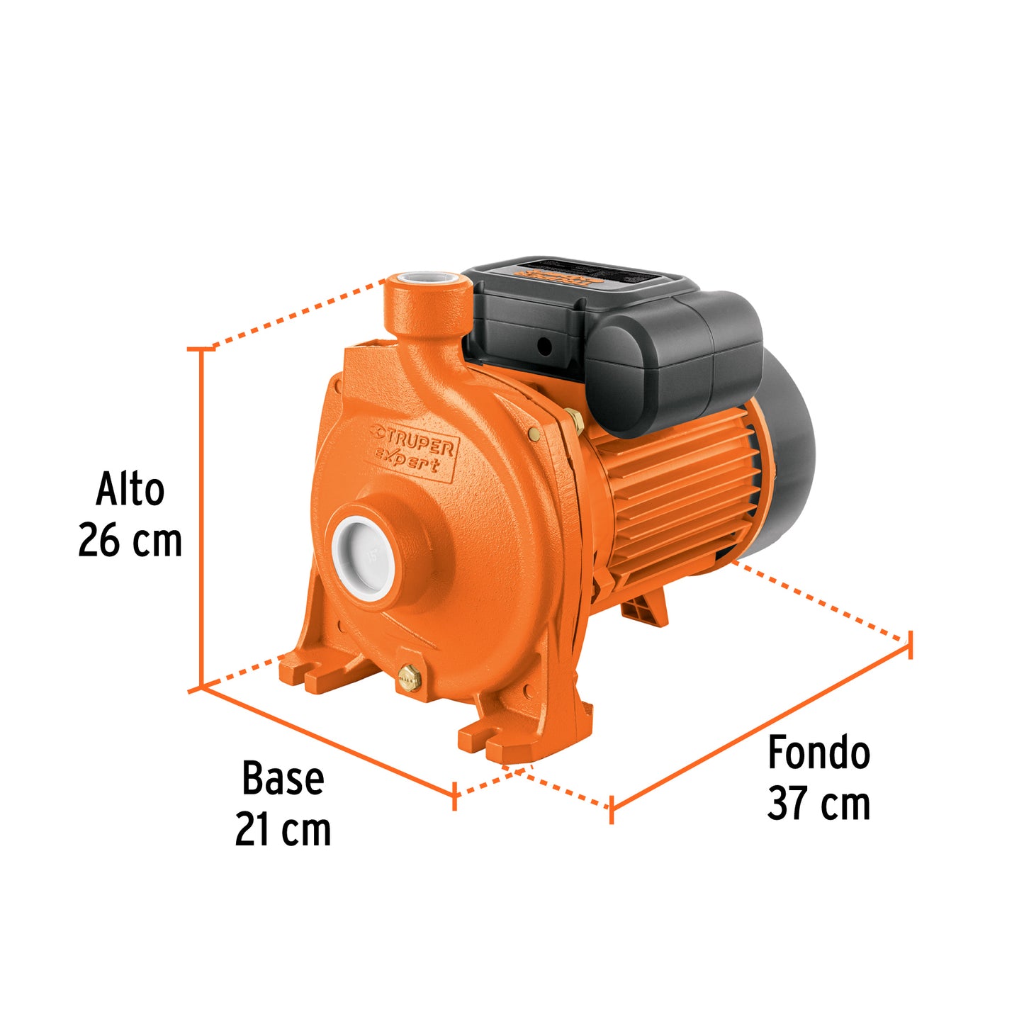 Bomba Centrífuga 2HP EXPERT BOAC-2 - Modelo Europeo Alto Caudal para Cisterna a Tinaco - Agua Limpia