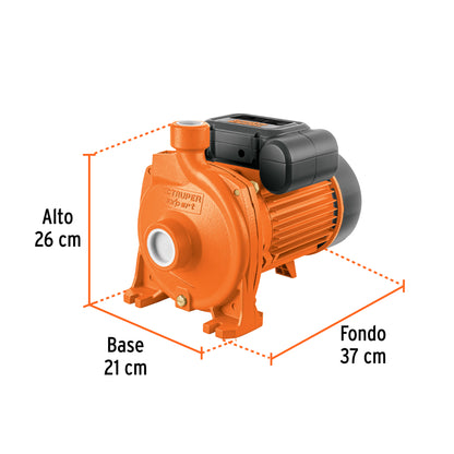 Bomba Centrífuga 2HP EXPERT BOAC-2 - Modelo Europeo Alto Caudal para Cisterna a Tinaco - Agua Limpia