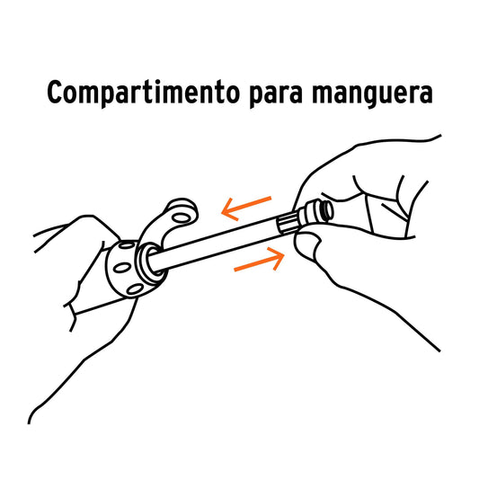 Mini Bomba Manual Bicicleta Aluminio 75 PSI TRUPER - Solución Portátil Inflado Rápido Válvulas Presta Schrader - Compacta Abatible con Soporte Cuadro