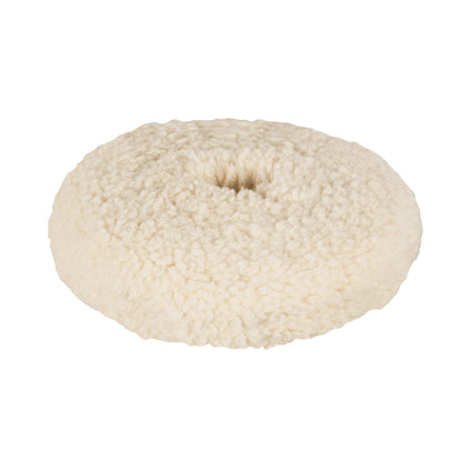 Borla para pulir de lana trenzada de 8" doble cara, TRUPER