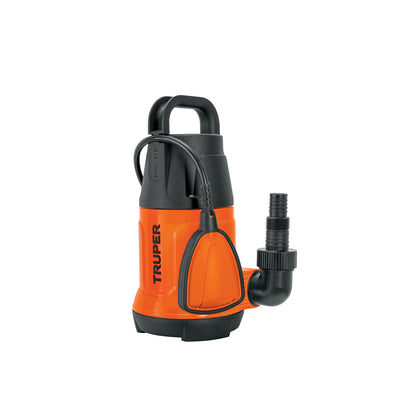 Bomba Sumergible 1 HP TRUPER BOS-1LP - Agua Limpia 208 L/min - Solución Profesional para Cisternas, Albercas y Sistemas de Circulación - 10m Altura Máxima