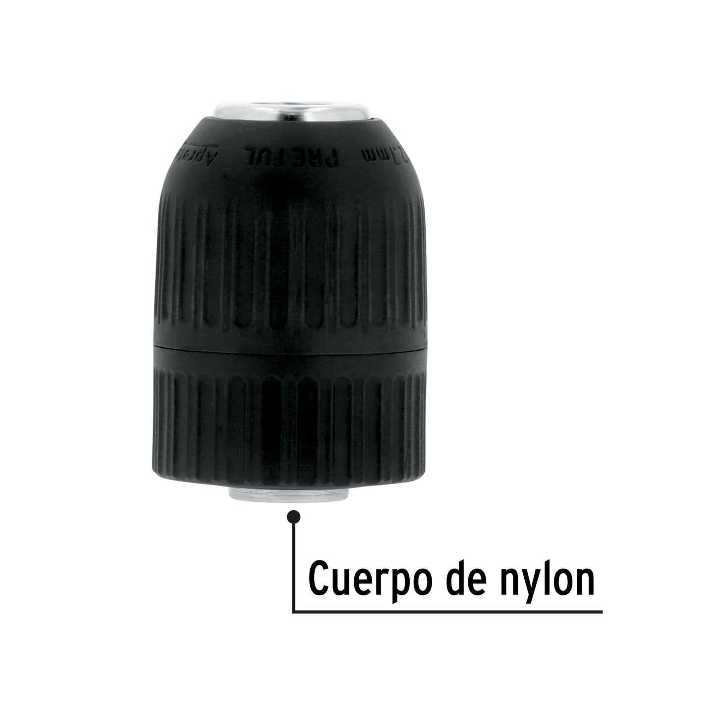 Broquero 1/2" sin llave, para máquinas inalámbricas, PRETUL