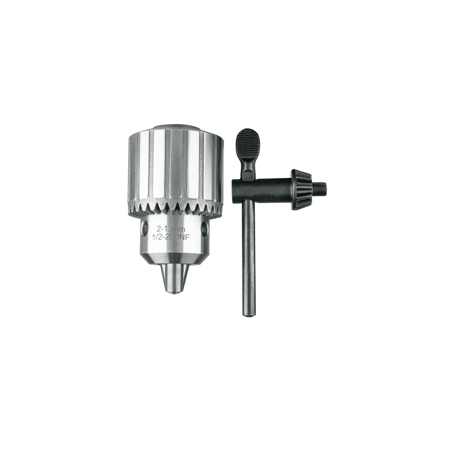 Broquero 1/2" con llave, cuerpo estriado, TRUPER EXPERT
