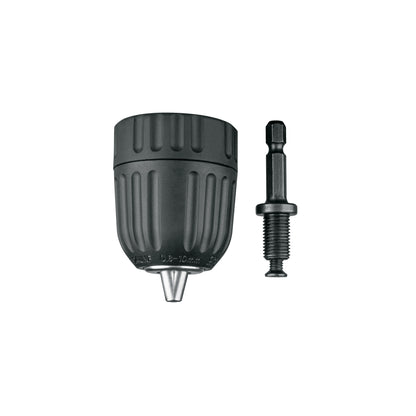 Broquero 3/8" sin llave y adaptador hexagonal 1/4", TRUPER