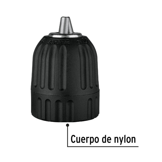 Broquero 3/8" sin llave, para máquinas inalámbricas, PRETUL