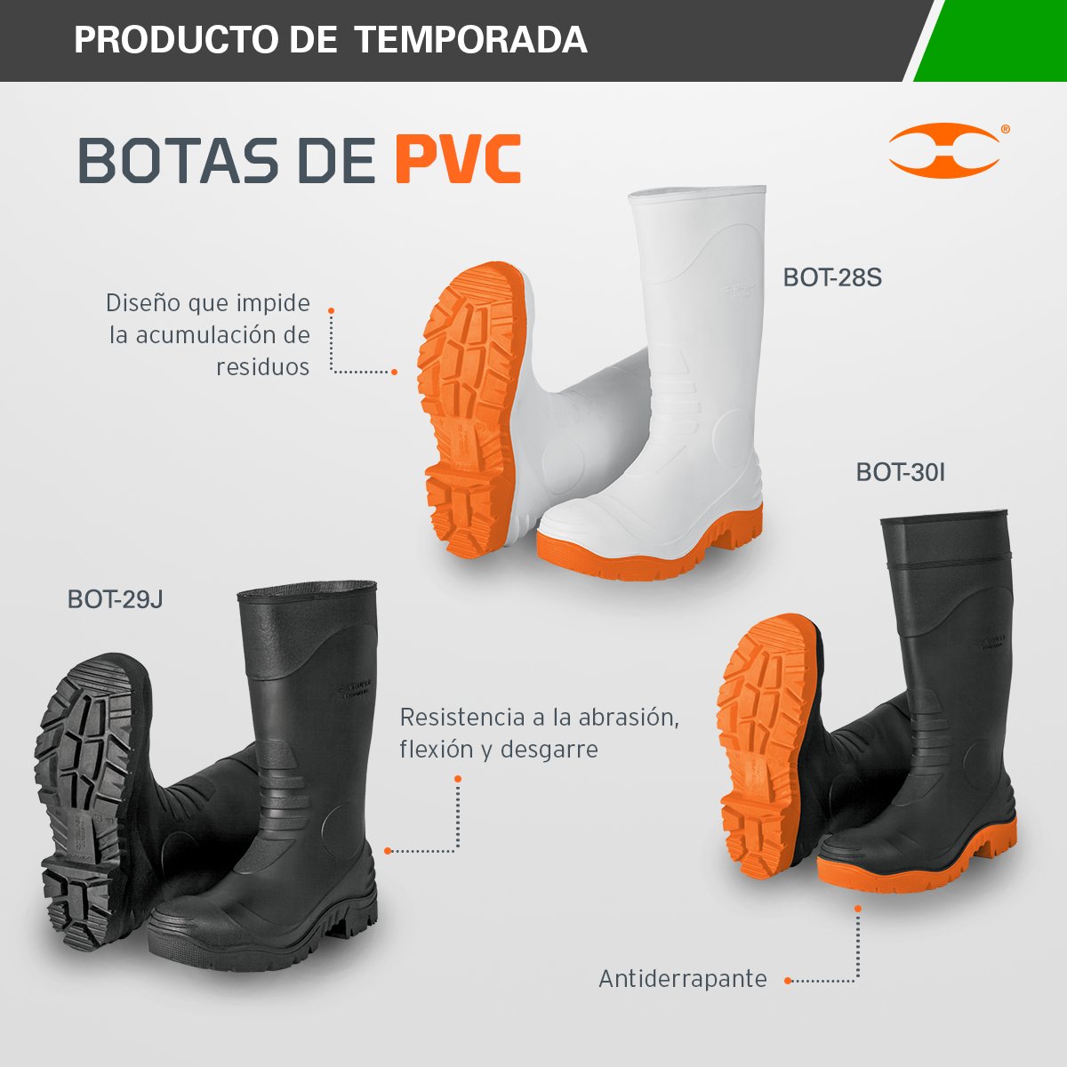 Botas fashion sanitarias truper