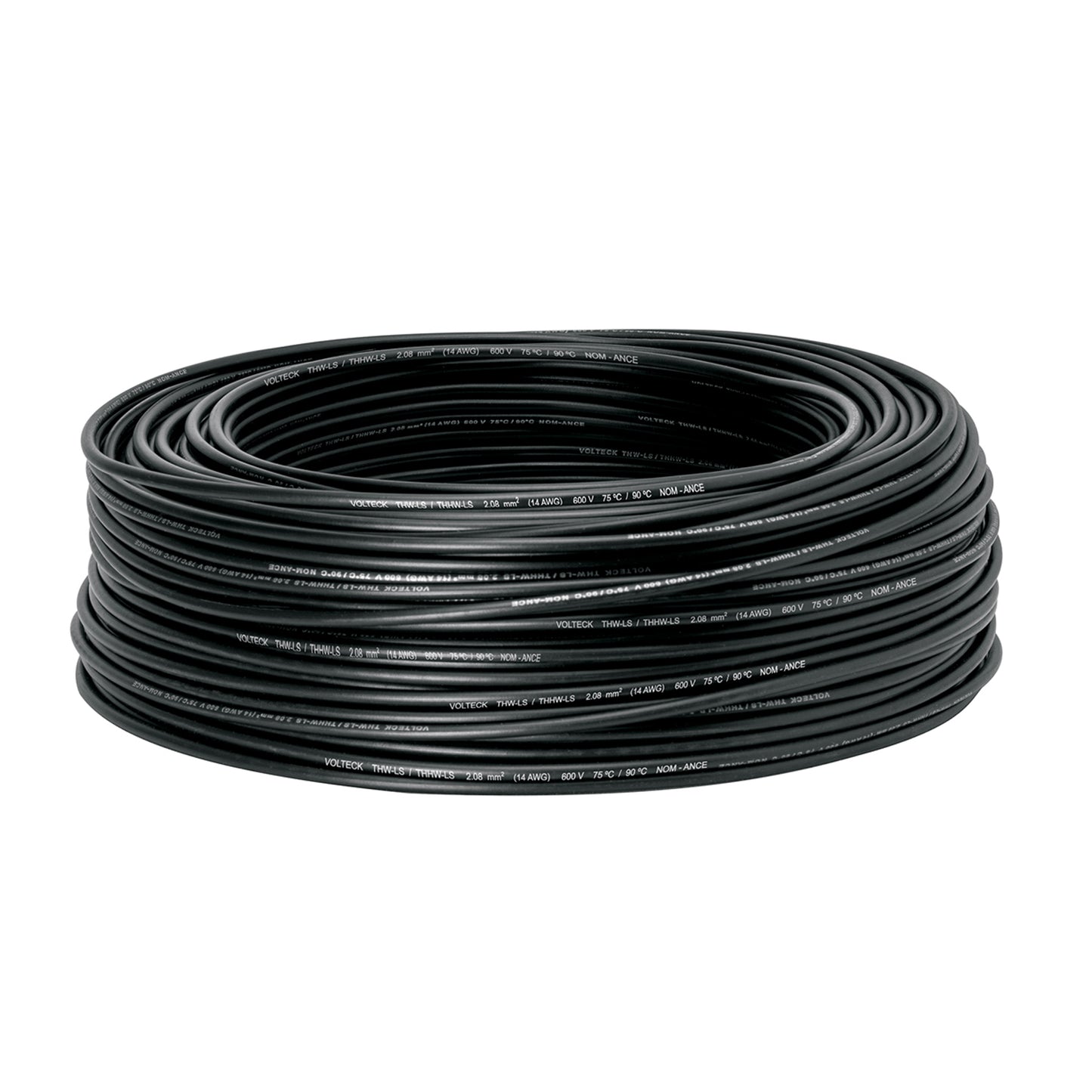 Cable THHW-LS 14 AWG Negro 100m Volteck - Solución Profesional para Instalaciones Eléctricas Residenciales y Comerciales
